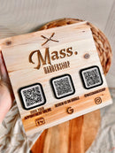 Personalized Business Sign with QR Codes