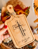 Tábua de charcutaria personalizada com gravação a laser, presente exclusivo da OhSurpriseGifts para ocasiões especiais