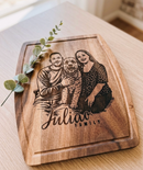 Custom Home & Family Engraved BBQ Board – A Timeless Keepsake