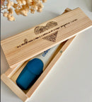 Little Miracle Box – Pregnancy Announcement Gift | Engraved Wooden Box