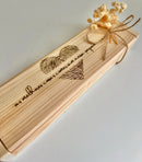 Little Miracle Box – Pregnancy Announcement Gift | Engraved Wooden Box