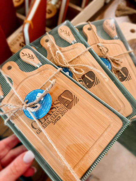 Charcuterie Board – Exclusive Laser Engraved Gift Set