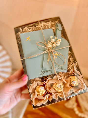 Kit Porta Passaporte + TAG Bagagem