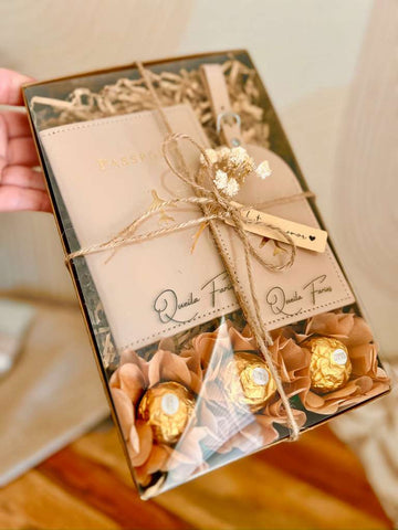 Kit Porta Passaporte + TAG Bagagem