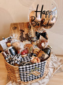 Good Morning Breakfast Basket with Barbecue Cutting Board