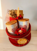 Elegant Gift Box with Personalized Mugs