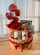 Red Amour Basket - OhSurpriseGifts