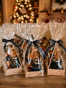 Caixa de presente executiva da OhSurpriseGifts com itens sofisticados e elegantes para ocasiões especiais.