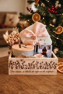 Caixa de presente Glow & Grace da OhSurpriseGifts com produtos de beleza e cuidados pessoais em embalagem elegante.
