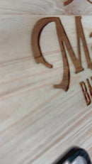 Personalized Business Sign with QR Codes